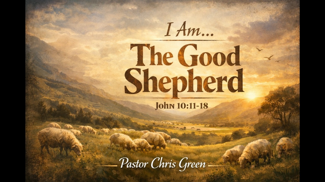 “I AM....The Good Shepherd” - John 10:11-18 (Pastor Chris Green)