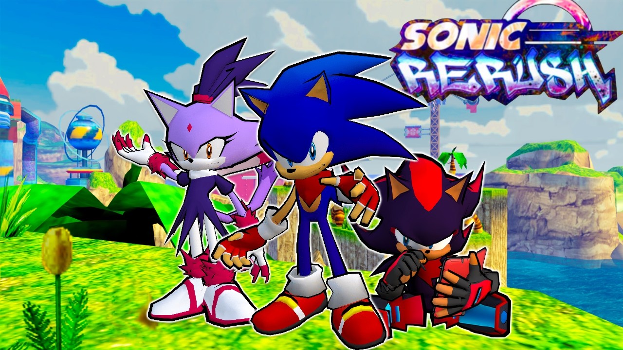 Sonic Rerush: Blaze the cat playtest