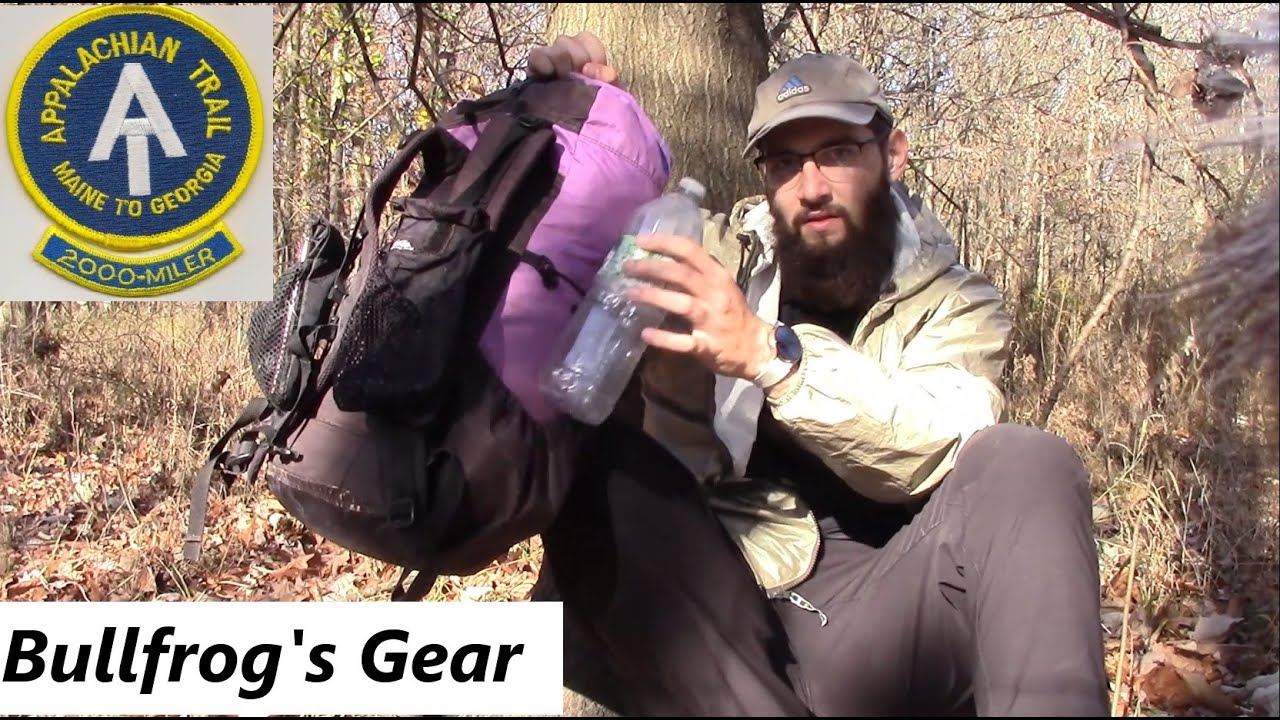 Appalachian trail gear (post hike) ≈ 10.5 LBS