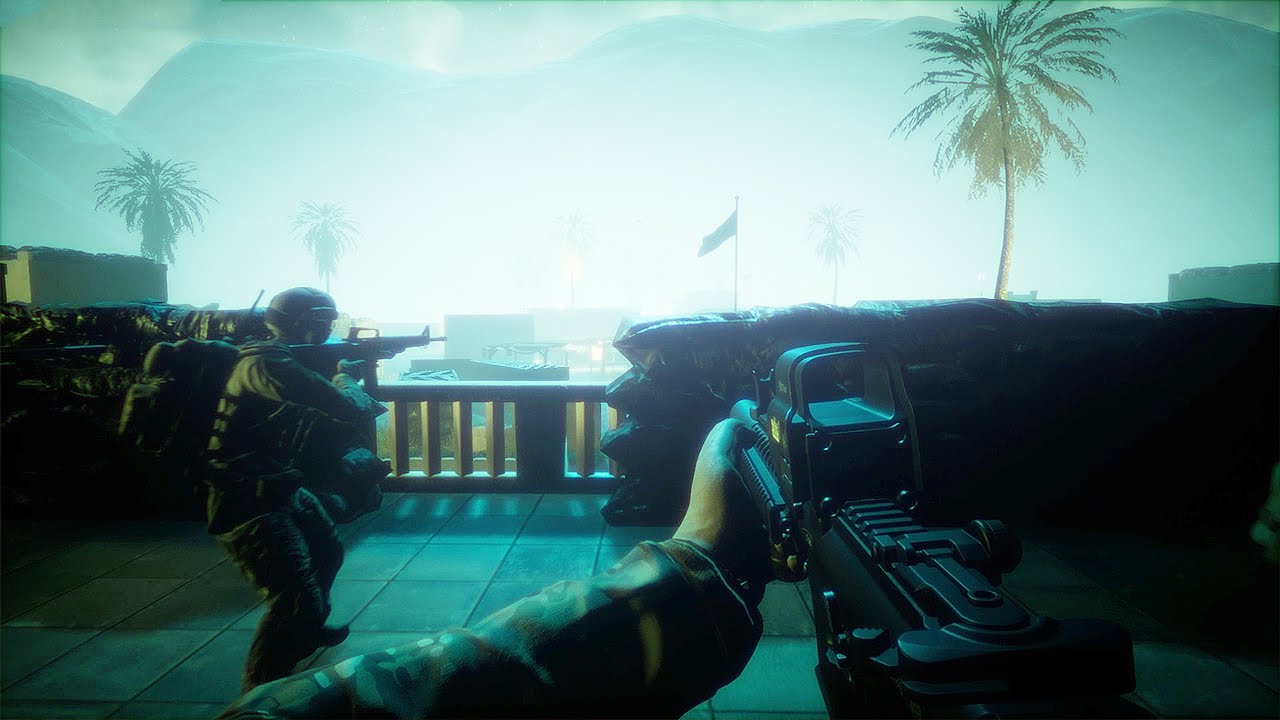 MODDED Map - Desert Compound Night