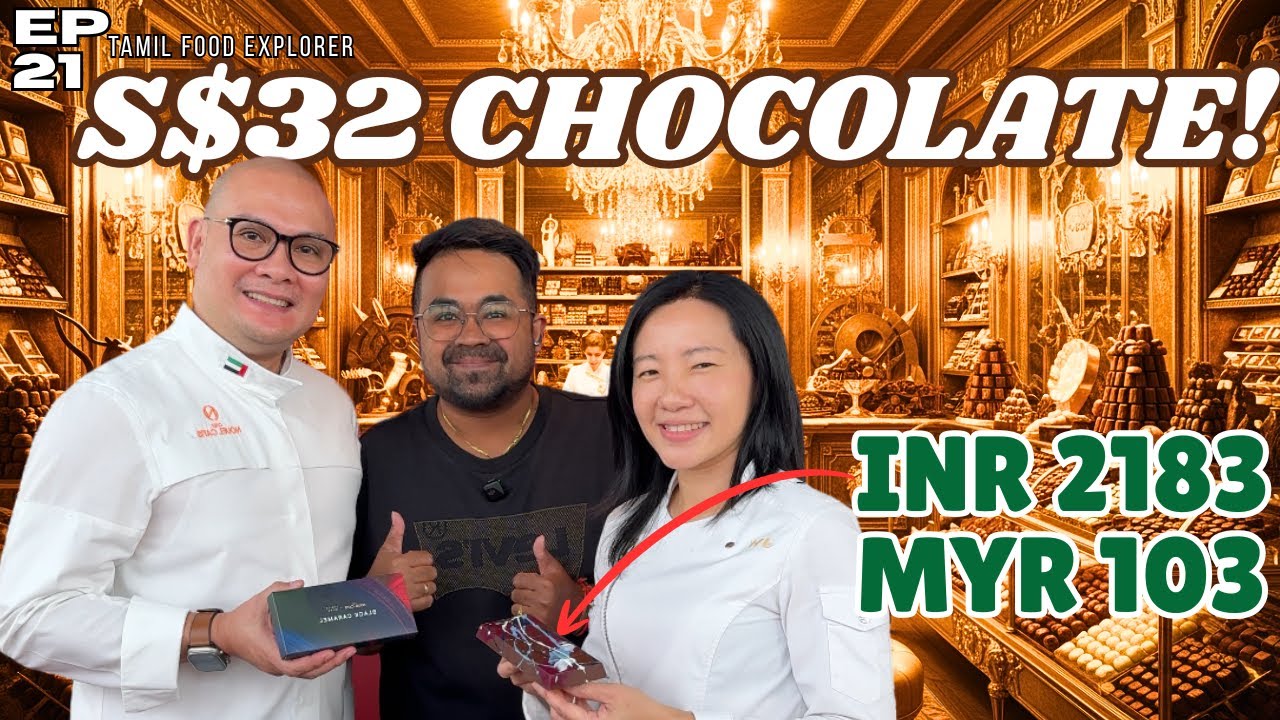 &ldquo;Singapore Chocolate&rdquo; by Chef Janice Wong & Chef Nouel Catis | Tamil Food Explorer Ep.21
