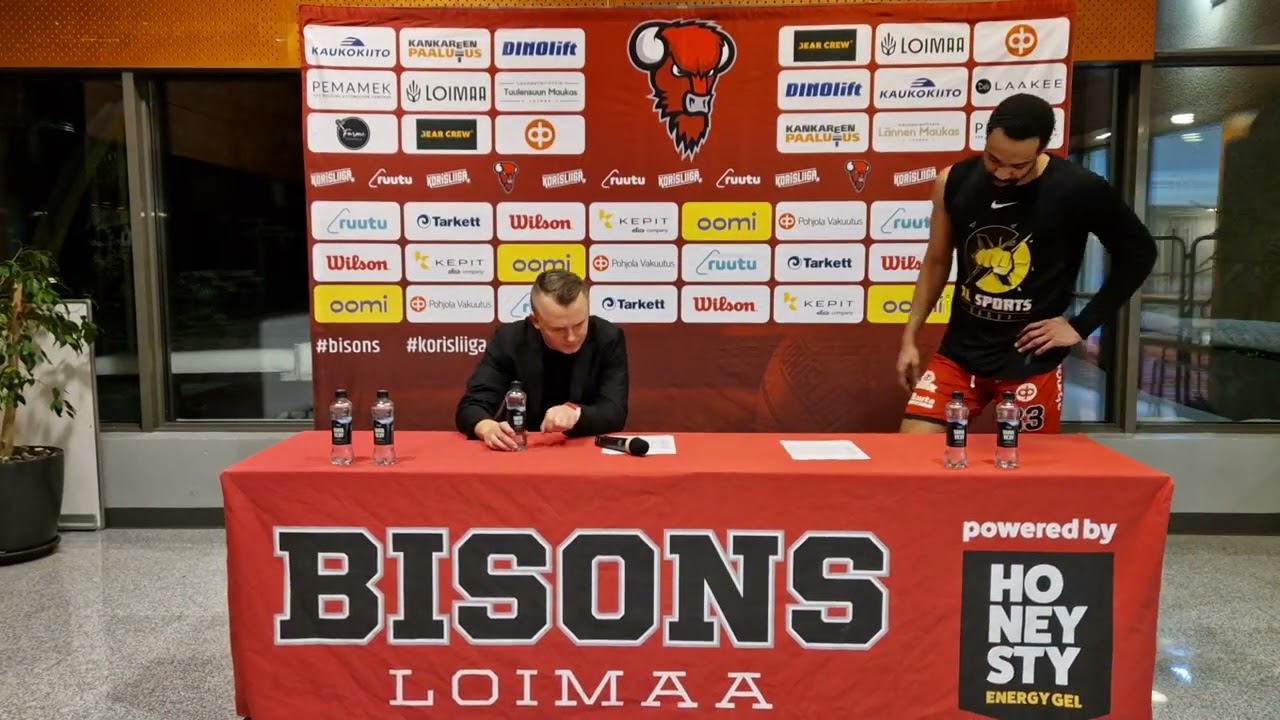 Bisons Loimaa - Kataja Basket 7.1.2026 (lehdistötilaisuus)