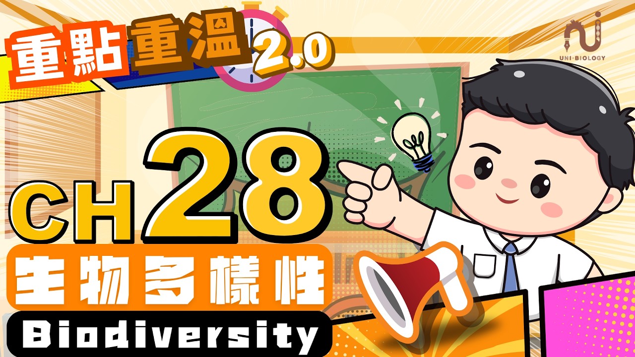 【💡重點重溫系列2.0✏️】Ch28 | 生物多樣性 Biodiversity