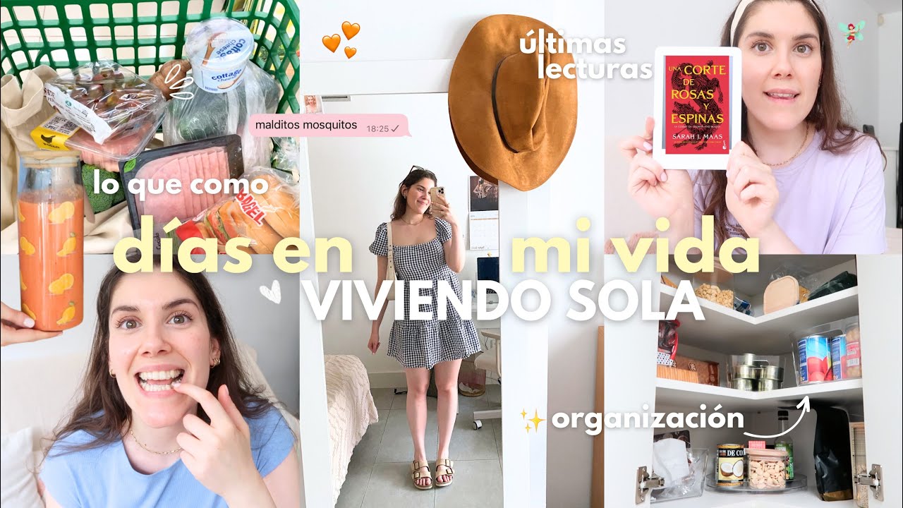 vlog: d&iacute;as normales en mi vida 🍋 comidas verano, &uacute;ltimas lecturas, organizaci&oacute;n y update invisalign