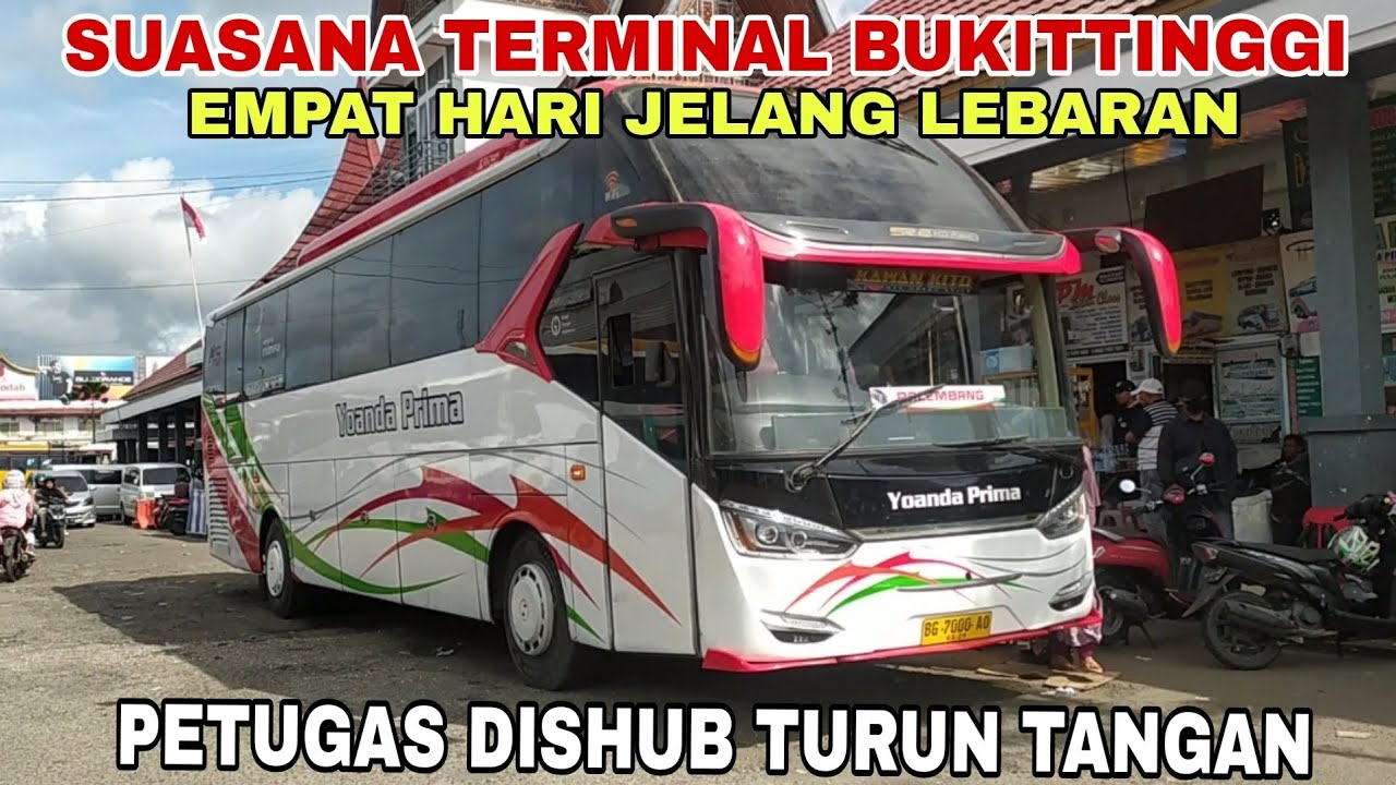 TERMINAL AUR KUNING BUKITTINGGI EMPAT HARI JELANG LEBARAN !! PETUGAS DISHUB TURUN TANGAN