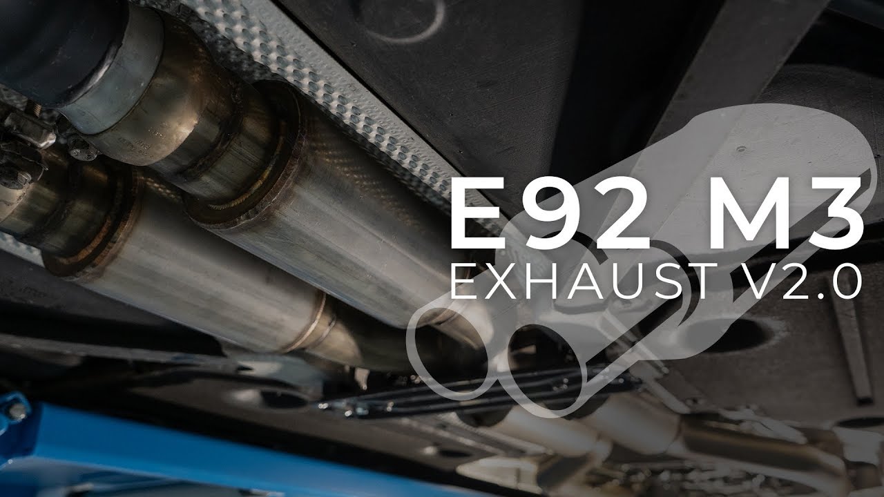 E92 Exhaust #2:  Dinan Middle Racing w/ Eisenmann Sport Install