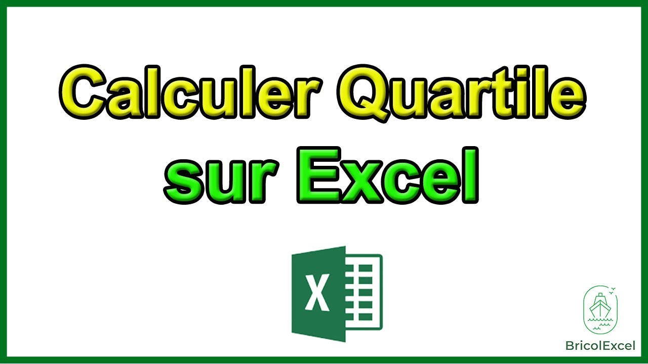 Comment calculer quartile sur excel