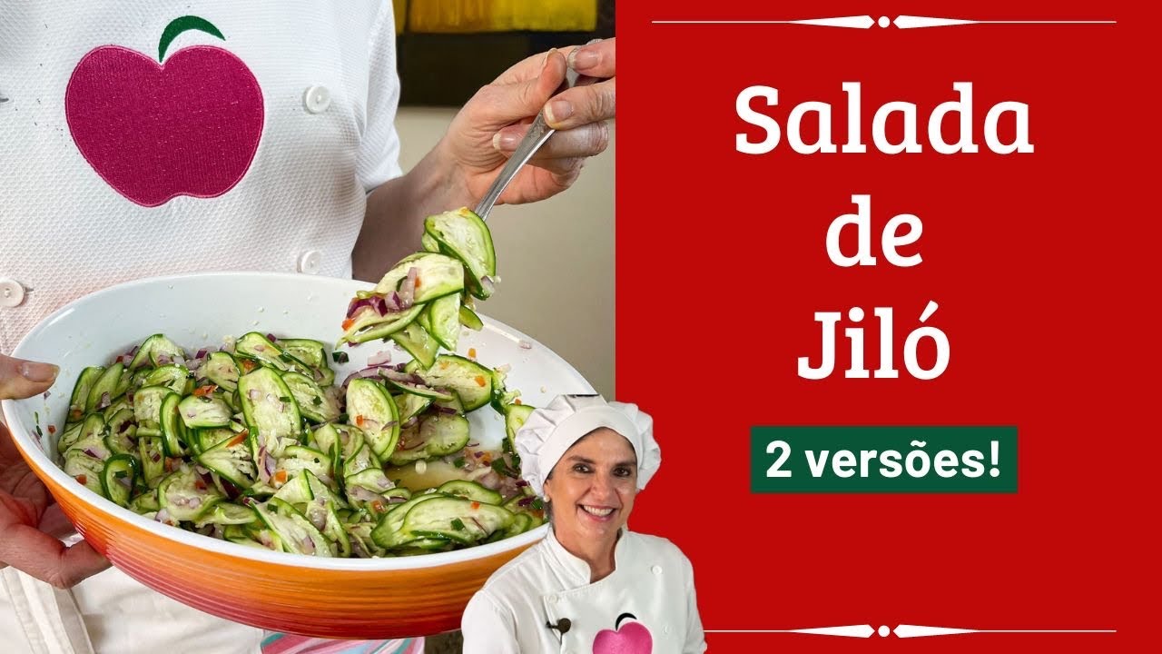 Como fazer SALADA DE JILÓ em 2 versões! Série Verduras na Mesa / Lilian Chef