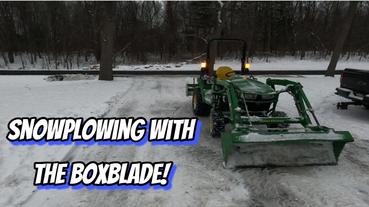 #18 Snowplowing with a Boxblade