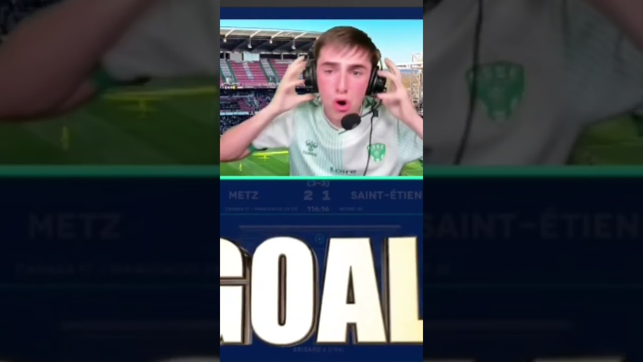 Lystea foot r&eacute;agit au but qui envoie Saint etienne en ligue 1.