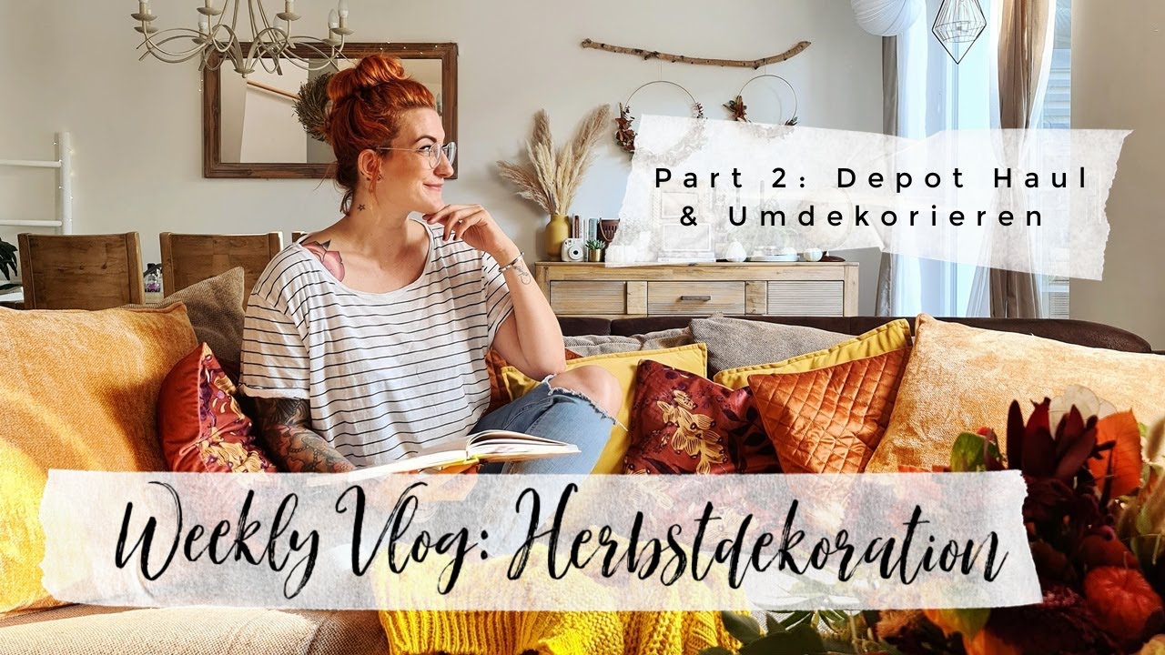 Herbstdekoration Teil 2: Deko-Haul, Schulanfang, Picknick // Weekly Vlog 19 | Sabrina Sterntal