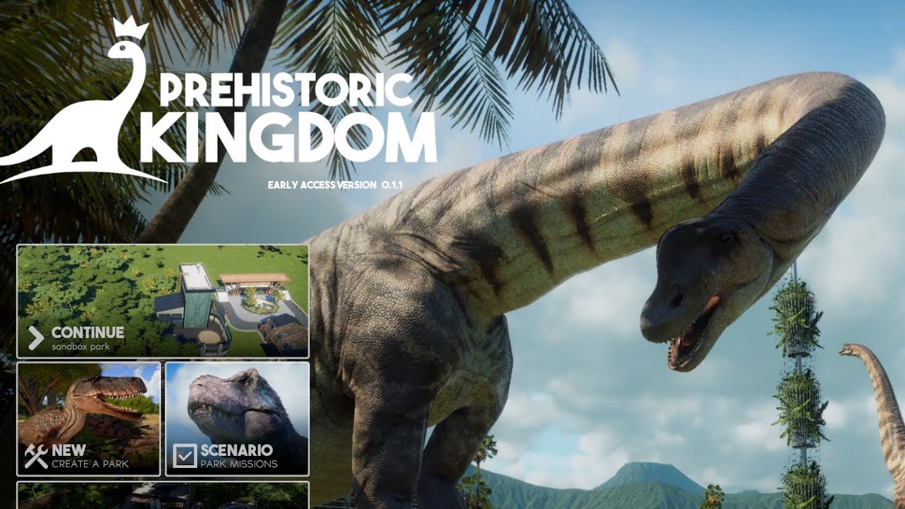 Prehistoric Kingdom | Let's build a Sauropod Sanctuary | Laurasia Prehistoric Zoo 3 | No Commentary