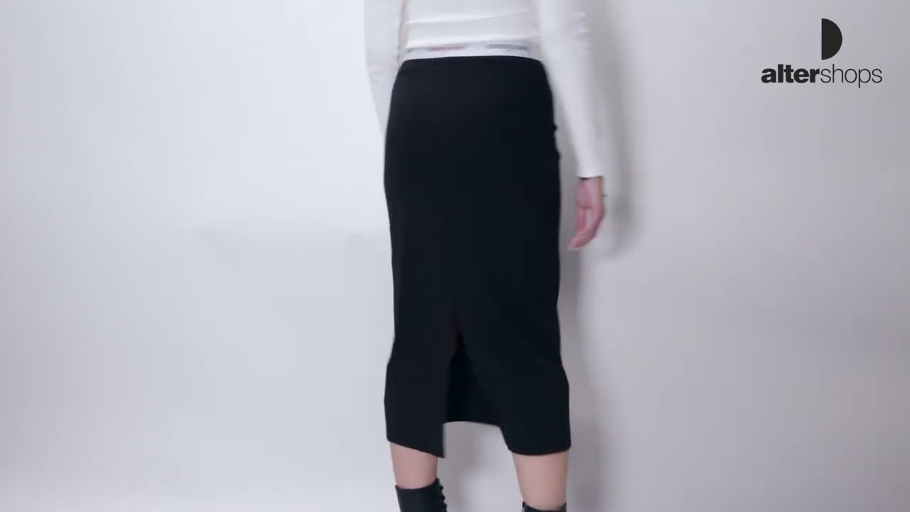 Tommy Hilfiger TJW TAPE MIDI KNIT SKIRT &Mu;&alpha;ύ&rho;&omicron; DW0DW19365