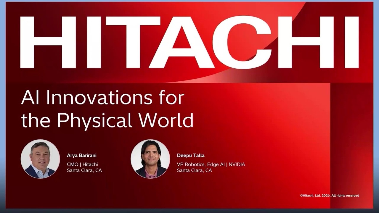 CES2026 Foundry Session - Презентация Hitachi x NVIDIA 