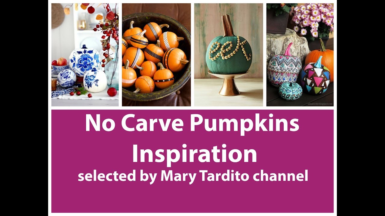 No Carve Pumpkins Inspo - Fall Decorating Ideas – Crafts to Make and Sell - Halloween Decor Ideas