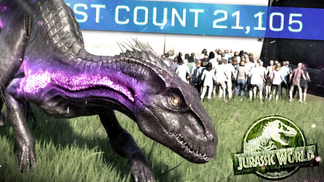 Jurassic World Evolution - 21,000 GUESTS TRAPPED! Super Indo Set Loose! - Fallen Kingdom Gameplay