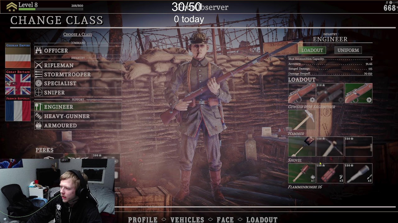 LIVE Trying Over The Top WW1
