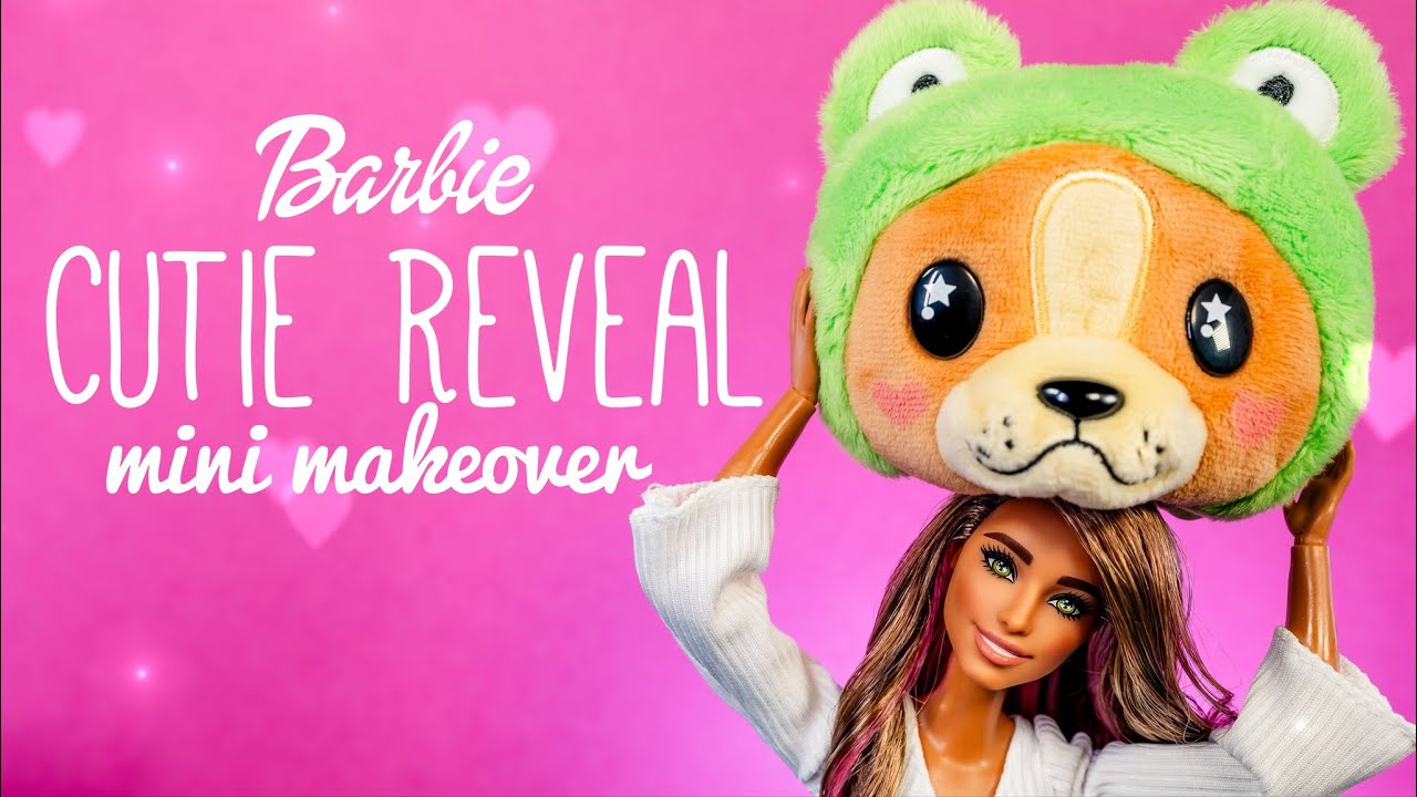 Barbie Cutie Reveal Has A Frog! Amazon & Mini Brands Fashion Mini Makeover