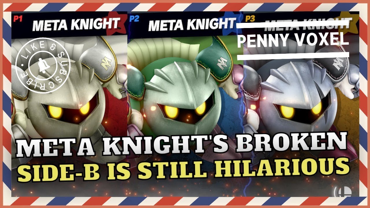 Meta Knight's Broken Side-B Against Itself Is Hilarious (Super Smash Bros. Ultimate Gameplay)