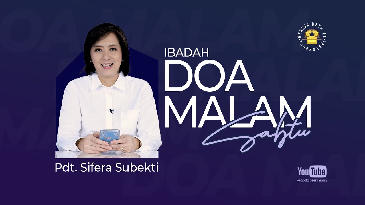 Pdt. Sifera Subekti - DOA MALAM SABTU - GBTKAO - 29.11.2025