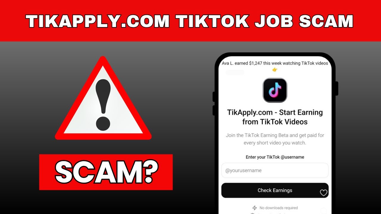 Обзор TikApply.com &ndash; мошенничество с трудоустройством в TikTok РАСКРЫТО!
