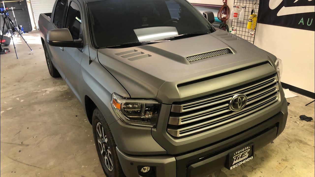 КАК ОБЛИТЬ ГРУЗОВИК ВИНИЛОВОЙ ПЛЕНКОЙ! Toyota TUNDRA 2018 года.