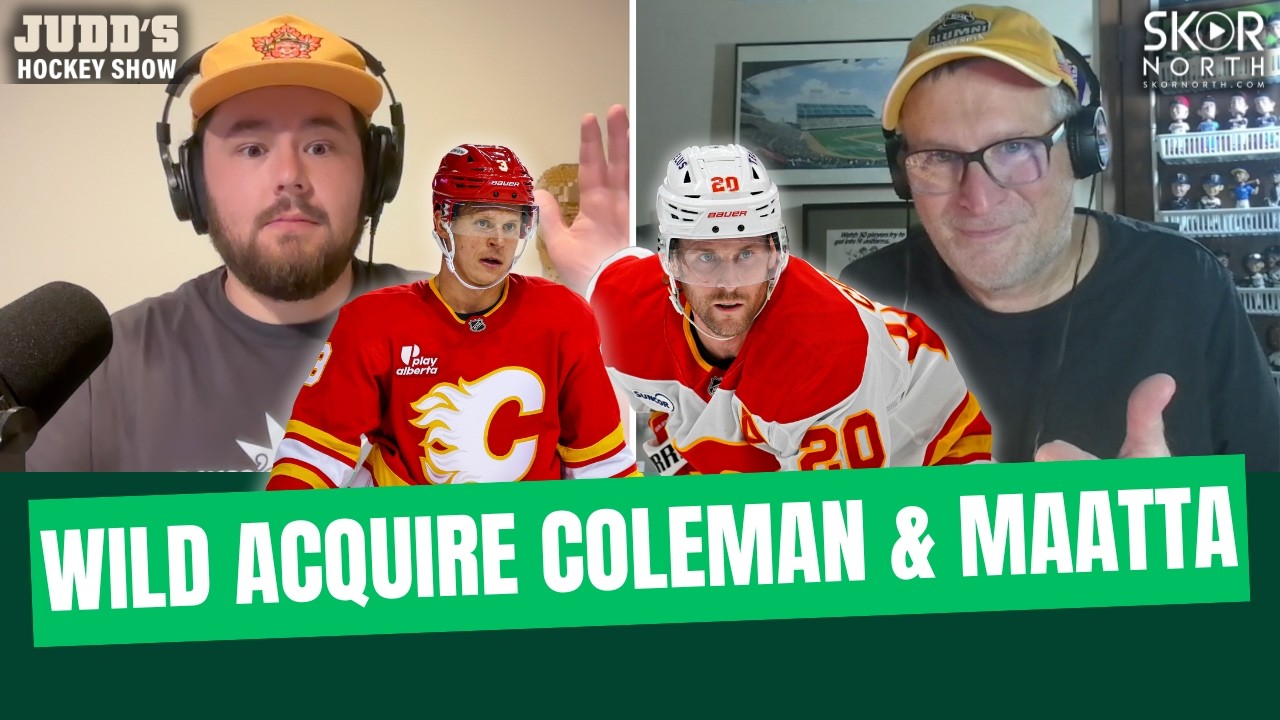 BREAKING: Minnesota Wild acquire Blake Coleman and Olli Maatta; sign Max Shabanov