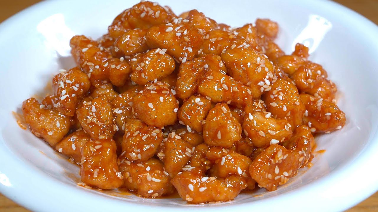 糖醋鸡胸肉，家里来客人做一份，绝对最抢手货，酸甜适口，特别好吃#美食教程 #做飯 #delicious #cooking