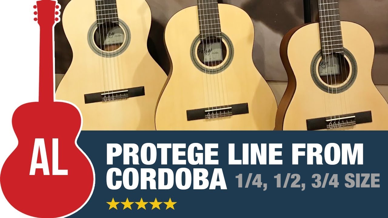 Cordoba Protege Line (1/4, 1/2, and 3/4 size) Nylon String Guitars | Awesome Beginner Guitars