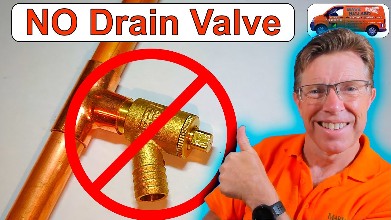 How to Drain Your Heating System with NO Drain Valve or NO Drain Off Point.  Easiest Ways to Drain