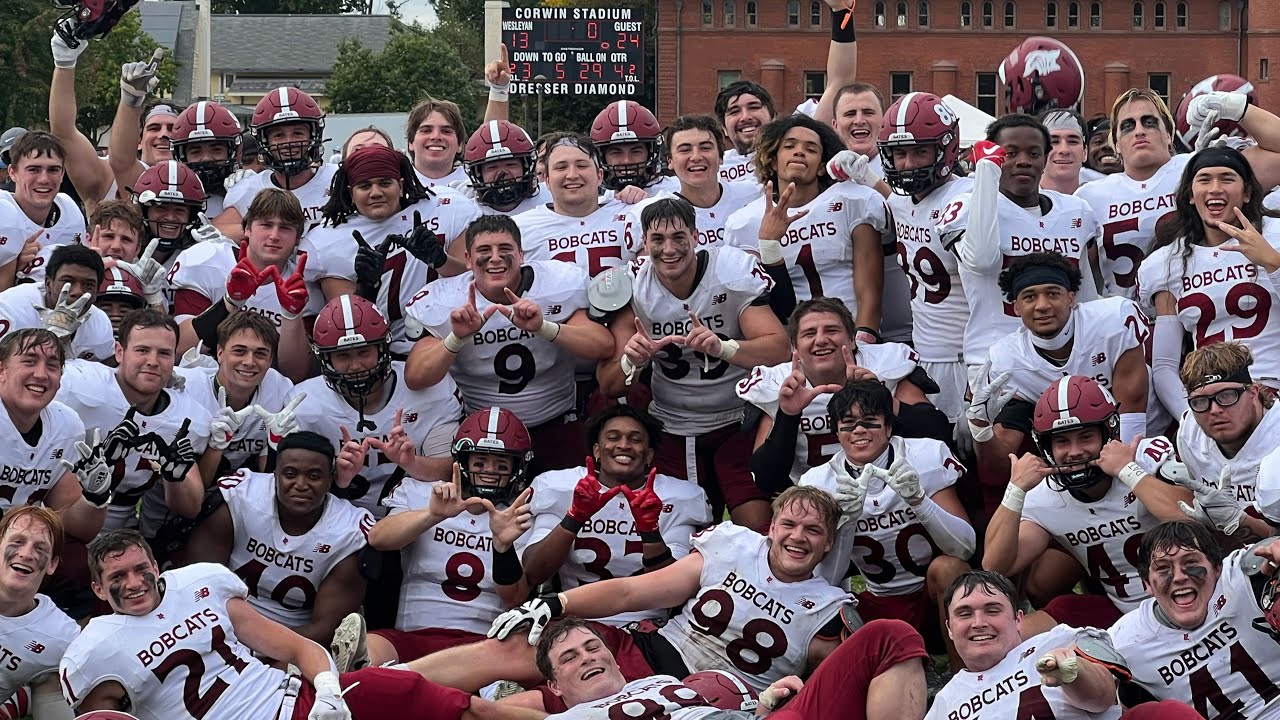 2024 Bates vs. Wesleyan Football Highlights