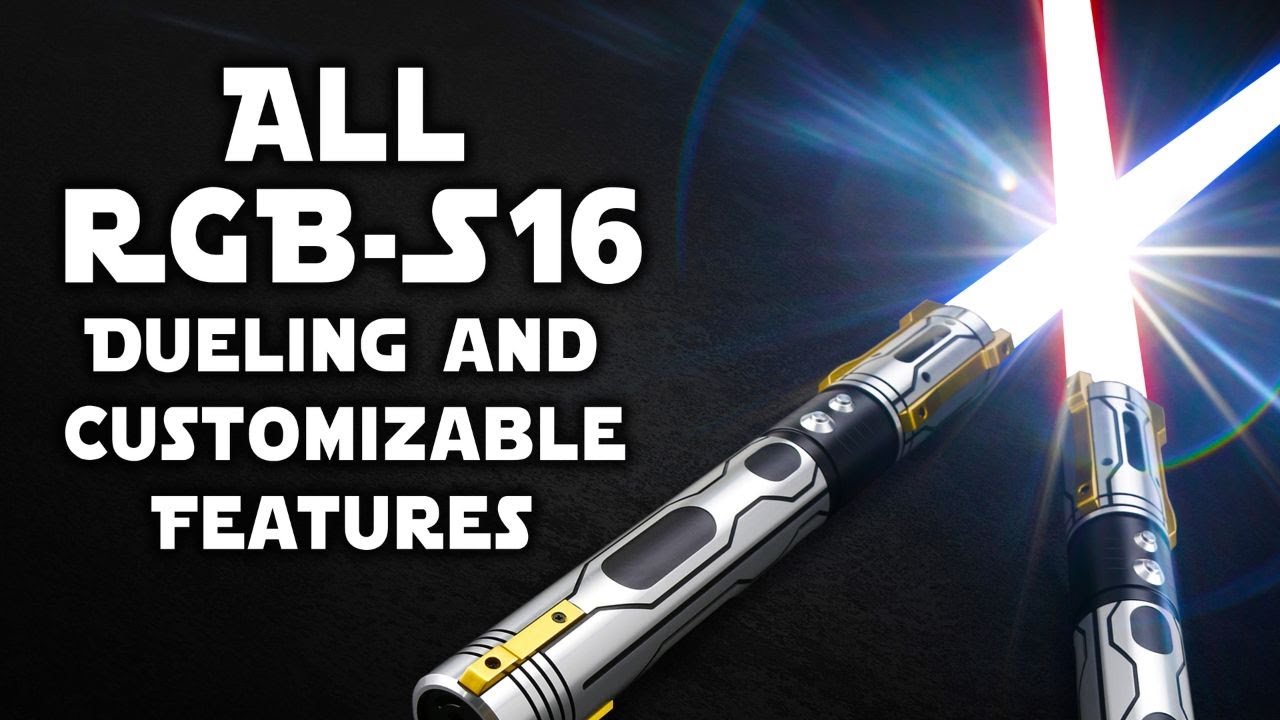 All the Dueling features and more for our Omnisaber with the RGB-S16 Soundboard. (OwnASaber)
