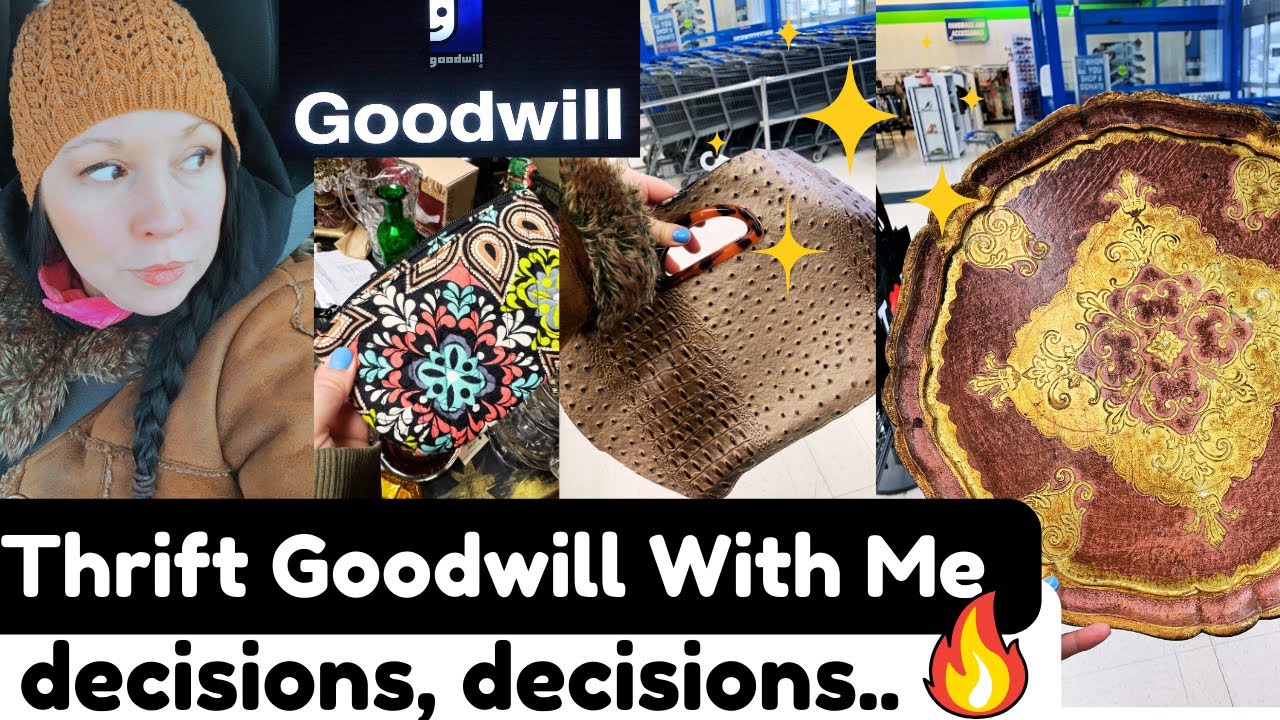 excitingg news, thrifting goodwill for home decor🔥