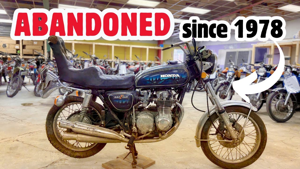 Пробуждаем Honda CB550 Chopper 1976 года спустя почти 50 лет!