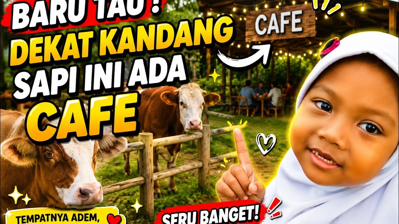 TERNYATA ‼️ ADA CAFE DI UJUNG KANDANG SAPI
