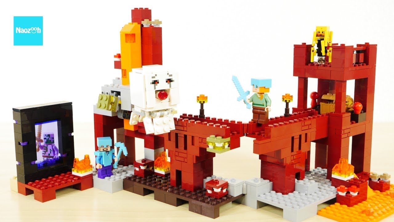 レゴ マインクラフト ネザー要塞 21122 セット説明 4:51～ ／ LEGO Minecraft The Nether Fortress