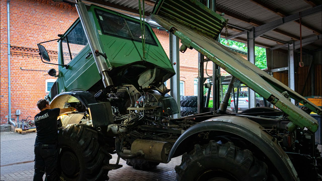 Unimog U1700 | How to Kabine kippen | Kein Spezialwerkzeug!