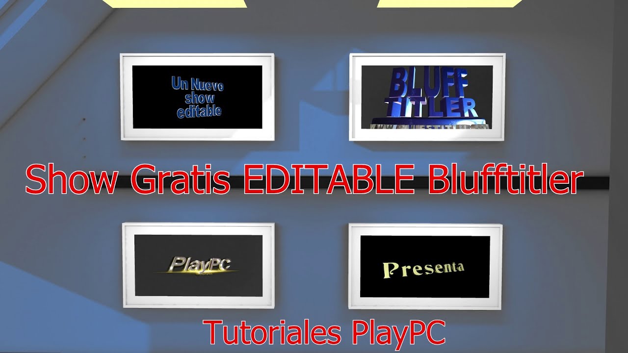 Blufftitler, Segundo show editable GRATIS