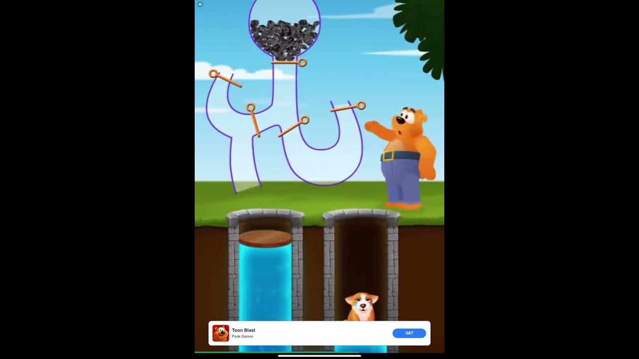 Toon Blast Ads | Pull The Pin Fire Coals / Pull The Pin Save The Pet