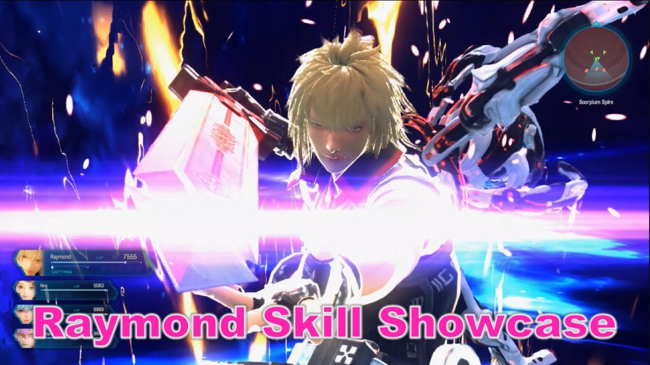 Star Ocean The Divine Force All Raymond Lawrence Combat Skills Exhibition / Skills Showcase