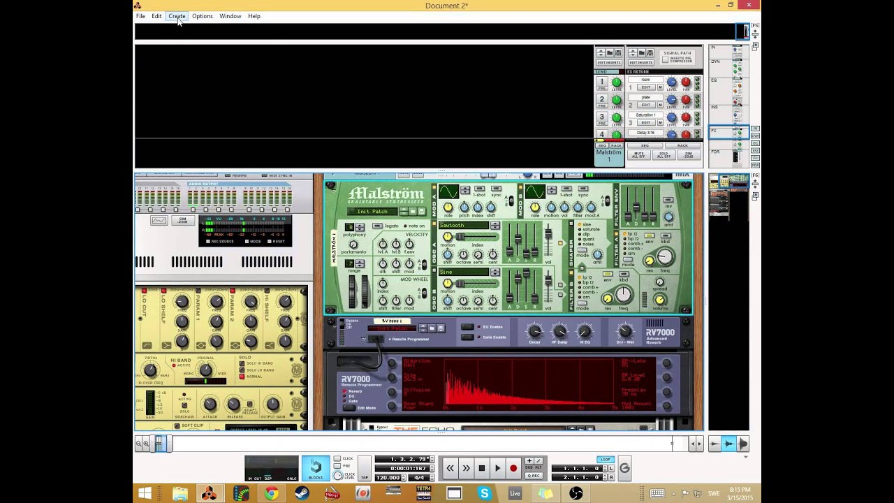 How to make a dub techno stab in Reason