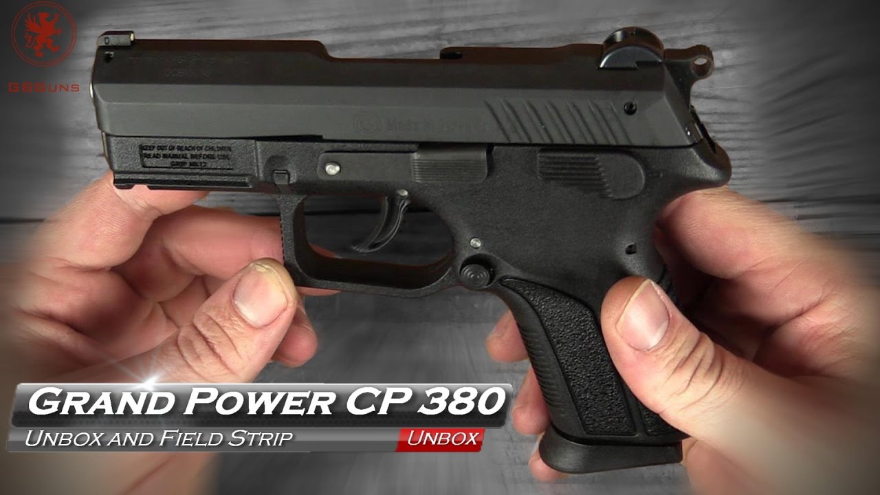 Grand Power CP 380 Unbox and Field Strip
