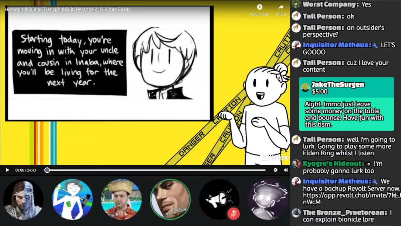 Smudcast #480: Homophobia and Transphobia in Persona 4: A Video Essay