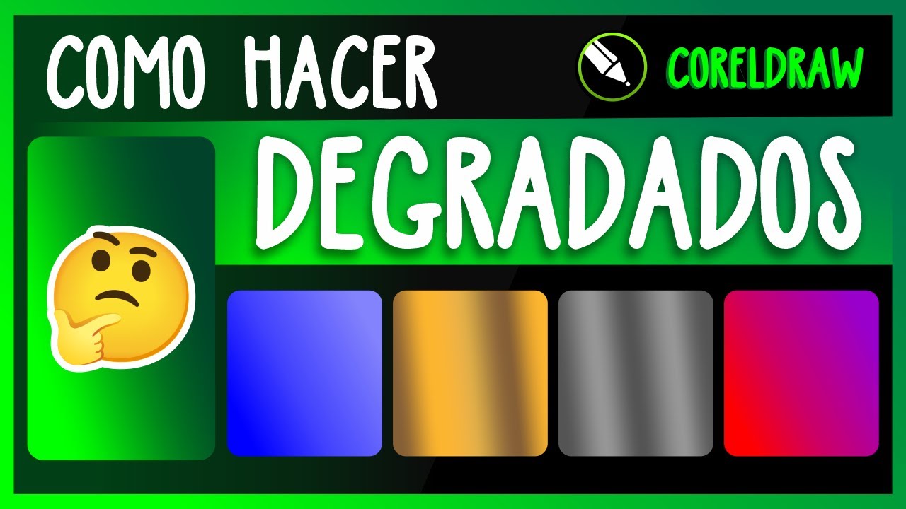 🎨 Como hacer DEGRADADOS en Corel Draw 🎨