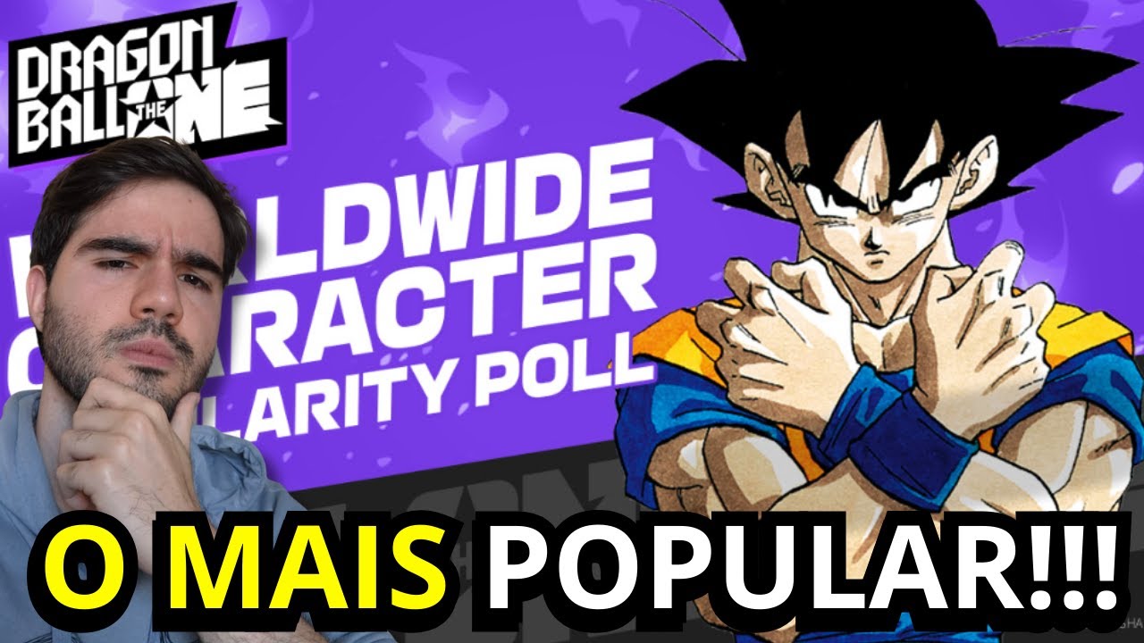PRIMEIRA VOTAÇÃO POPULAR DE DRAGON BALL: RANKING OFICIAL DOS PERSONAGENS #dragonball #dragonballz