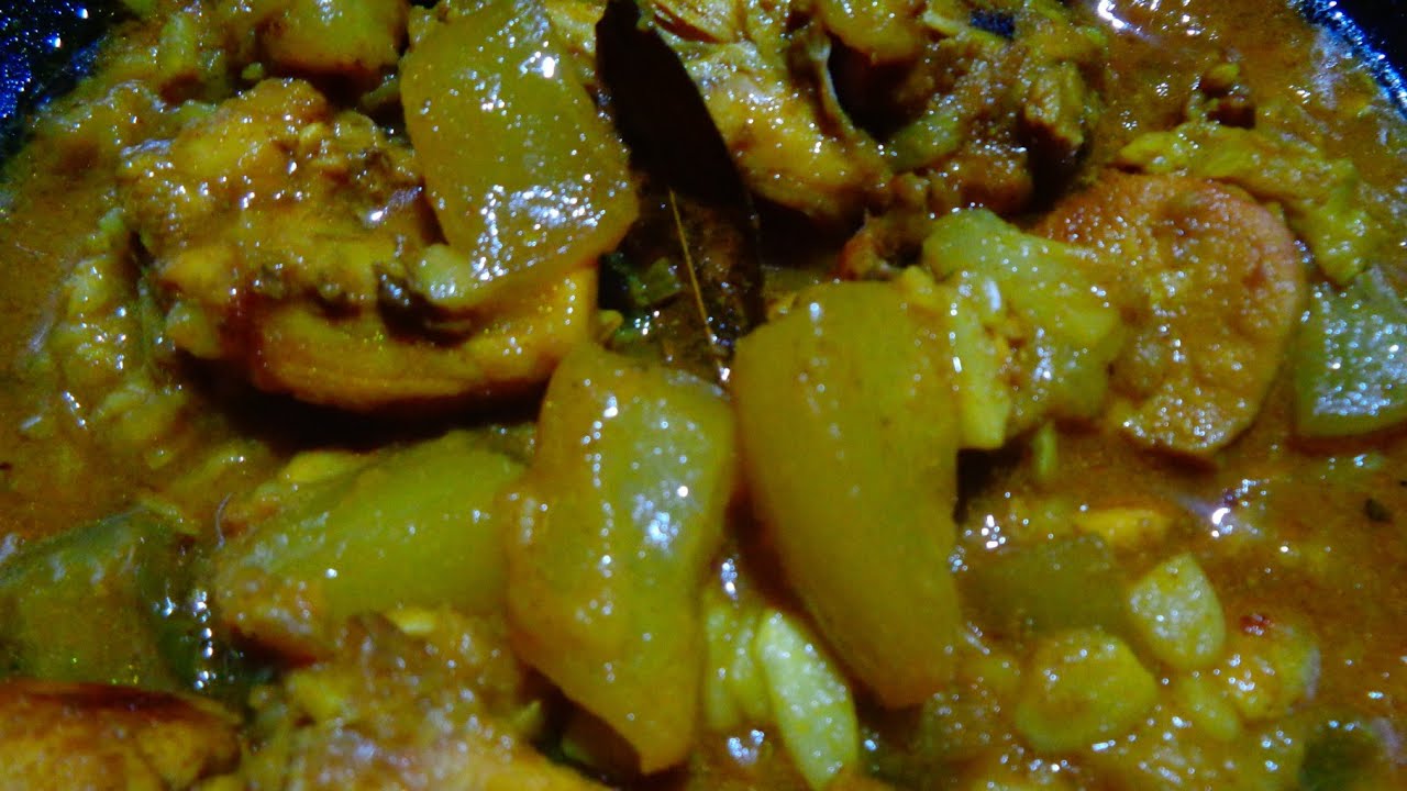 ব্রয়লার মুরগি দিয়ে শীত লাউ এর মজাদার রেসিপি (রান্নাঘর)
