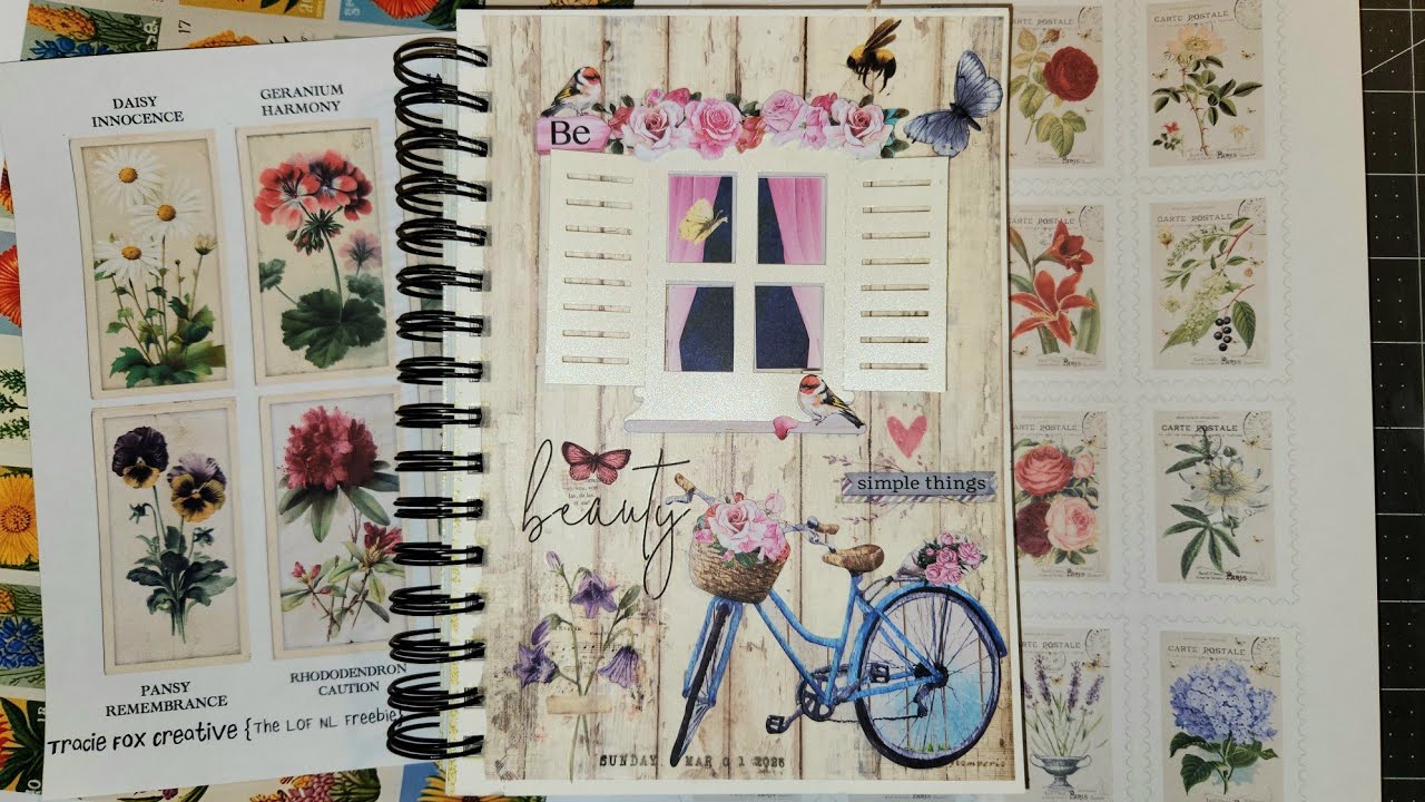 Washi & Sticker Images used in my Art Journal!  And a preview of pages for a couple Masterboards...