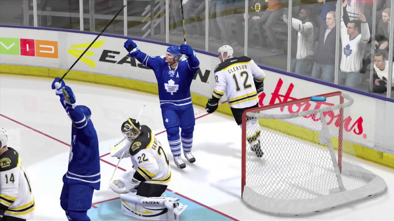NHL 14 Bloopers #4 (Goalie Hits, Own Goals, Face Goal)