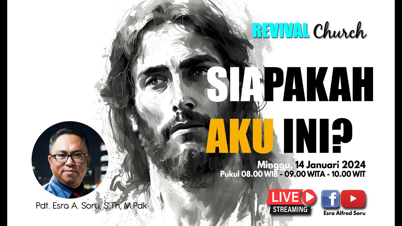 Pdt. Esra Soru : SIAPAKAH AKU INI? (Part 1)