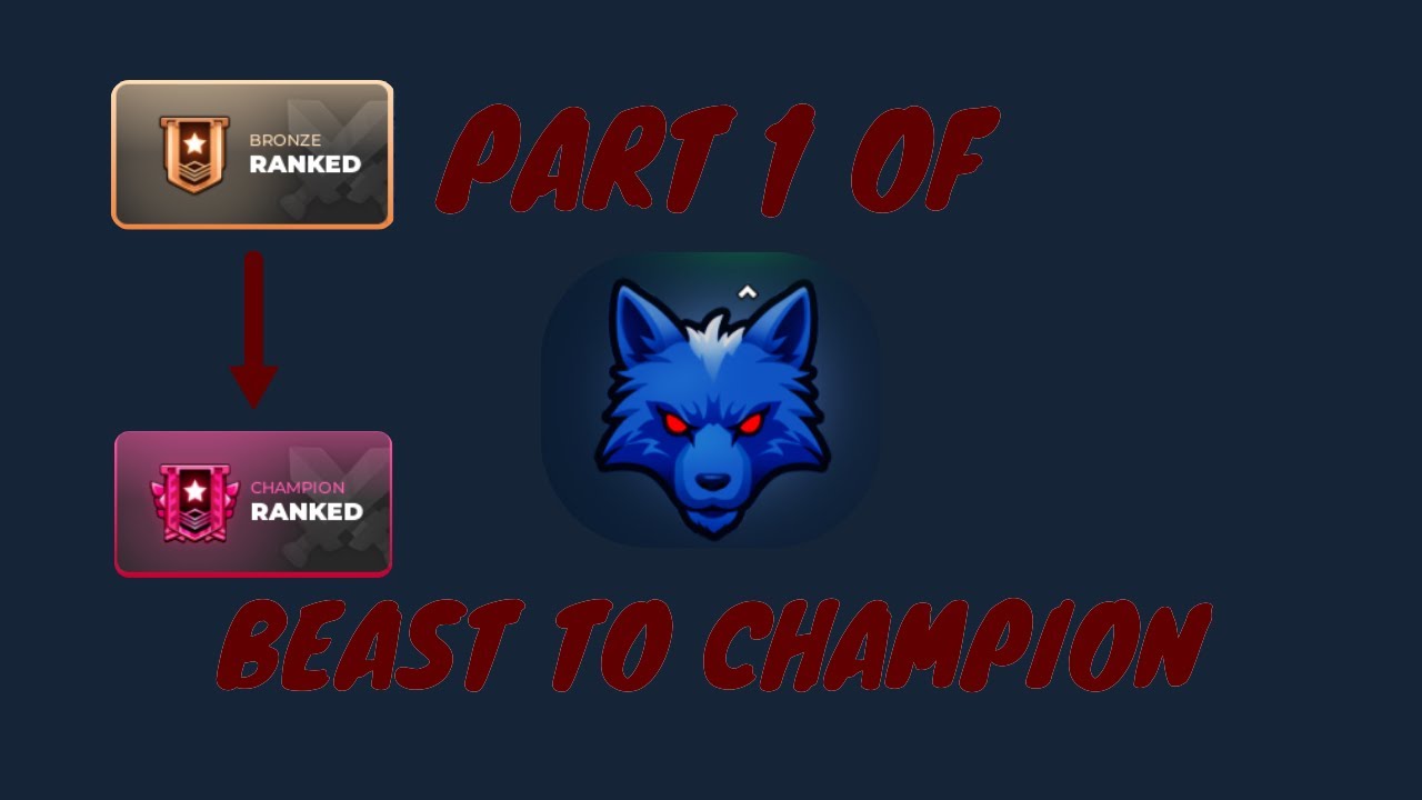 Beast To Champion Part 1 Project Smash Roblox